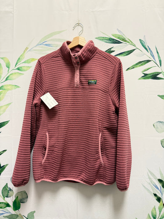 LL Bean Airlight Knit Pullover (L)