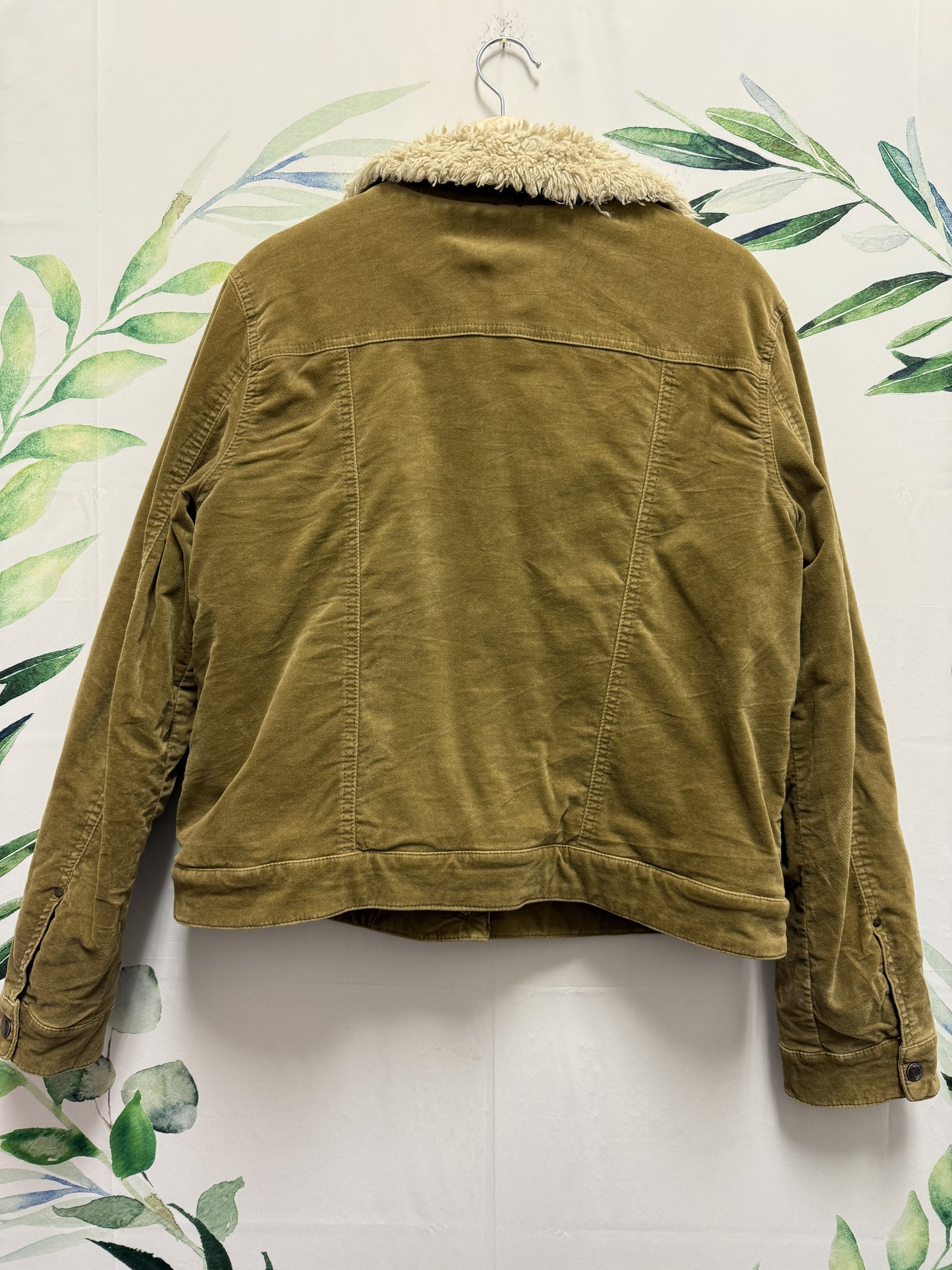 Free People Sherpa Lined Corduroy Jacket (M)