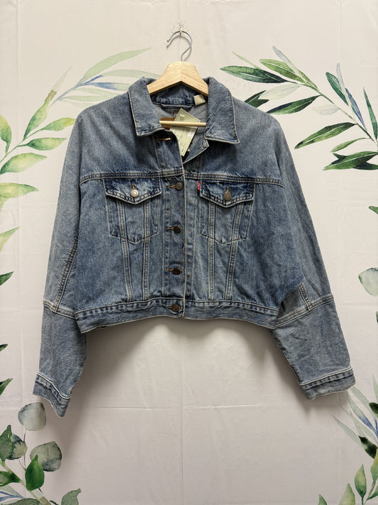 Levi Cropped Trucker Jacket (S)