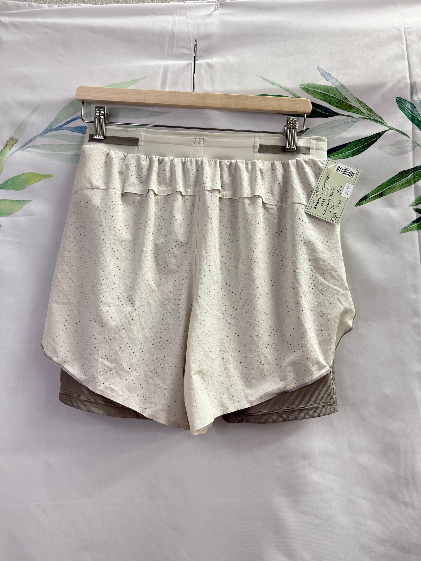 Lululemon Fast & Free Airflow Liner Short 5” (L)
