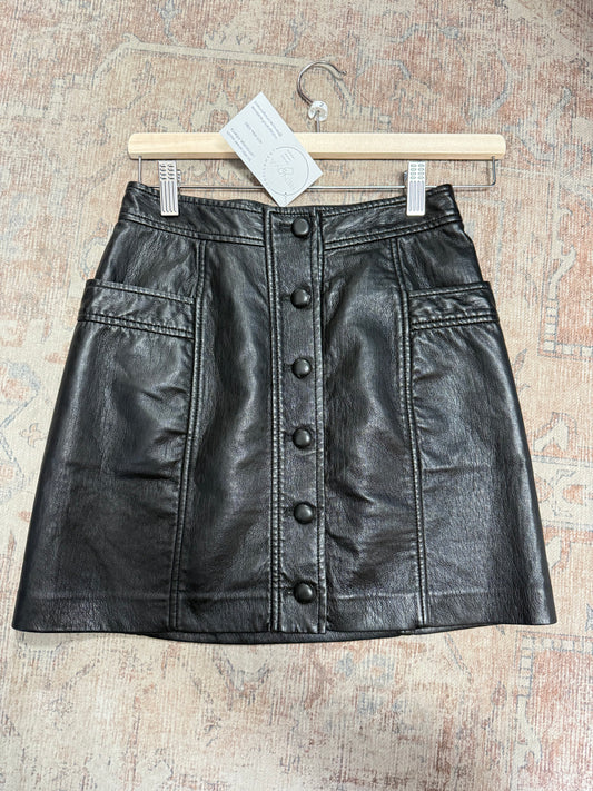 Aritzia Wilfred Button Up HR Skirt (2)