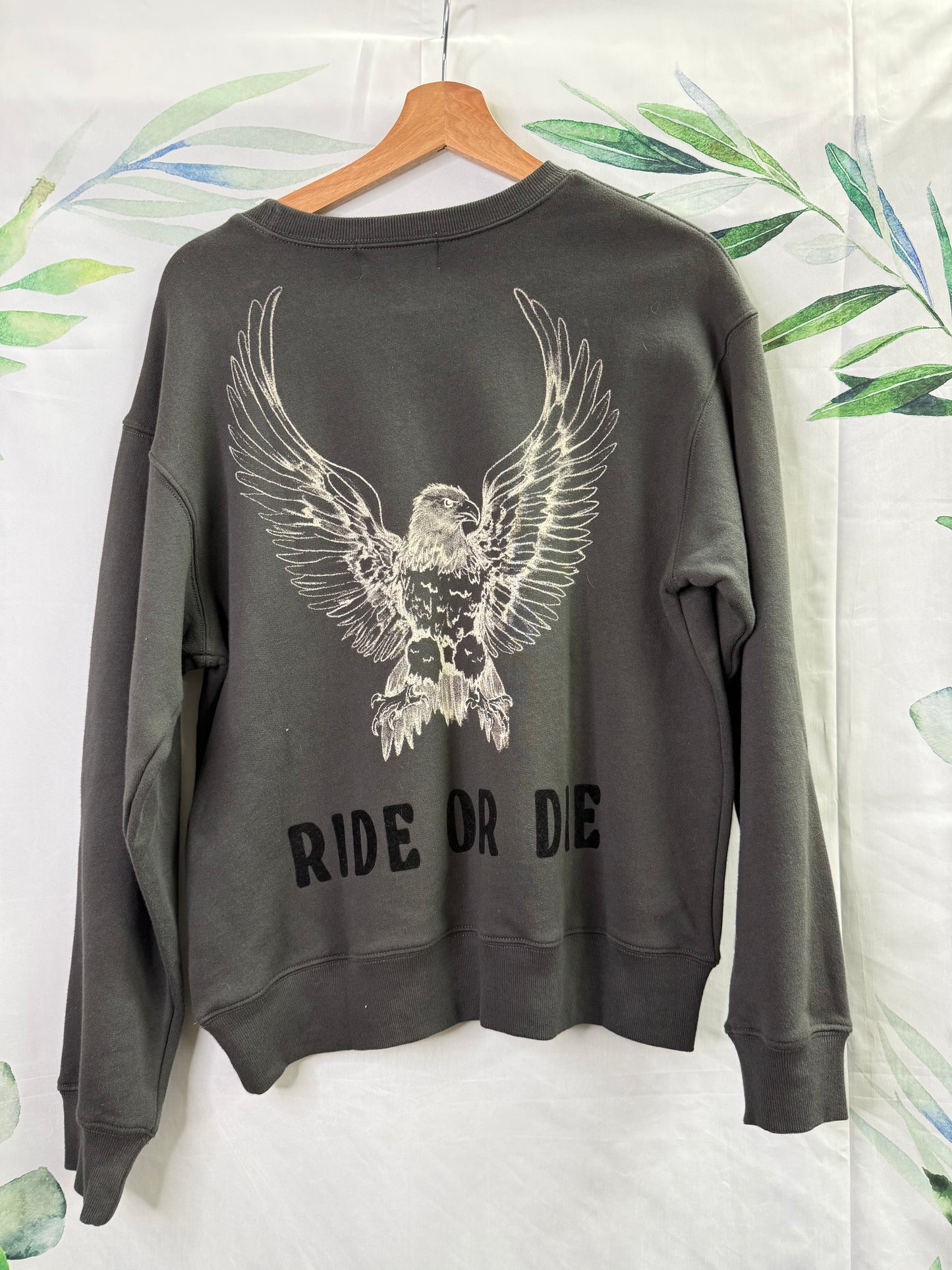 WildFox Cody Bike Mama Crewneck (M)