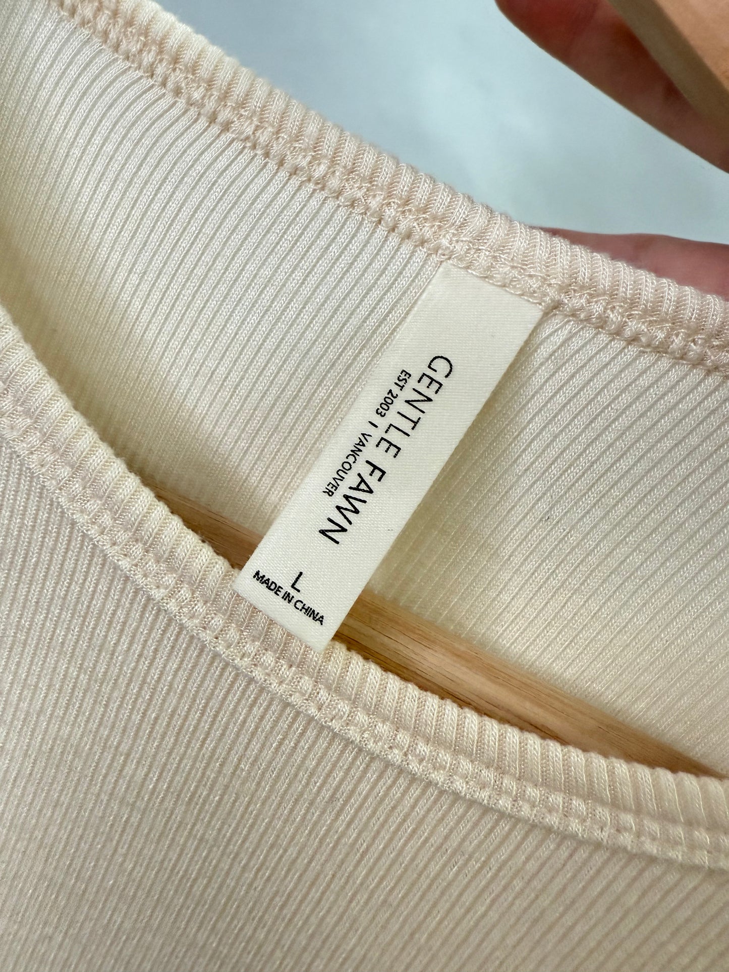 Gentle Fawn Ribbed Longsleeve (L)