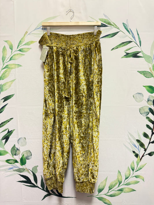 Anthropologie Gloria Velvet HR Jogger (L)