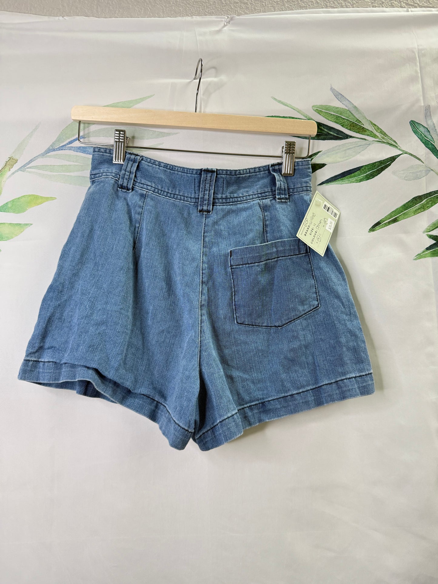 Aritzia Wilfred Denim Look Short (4)