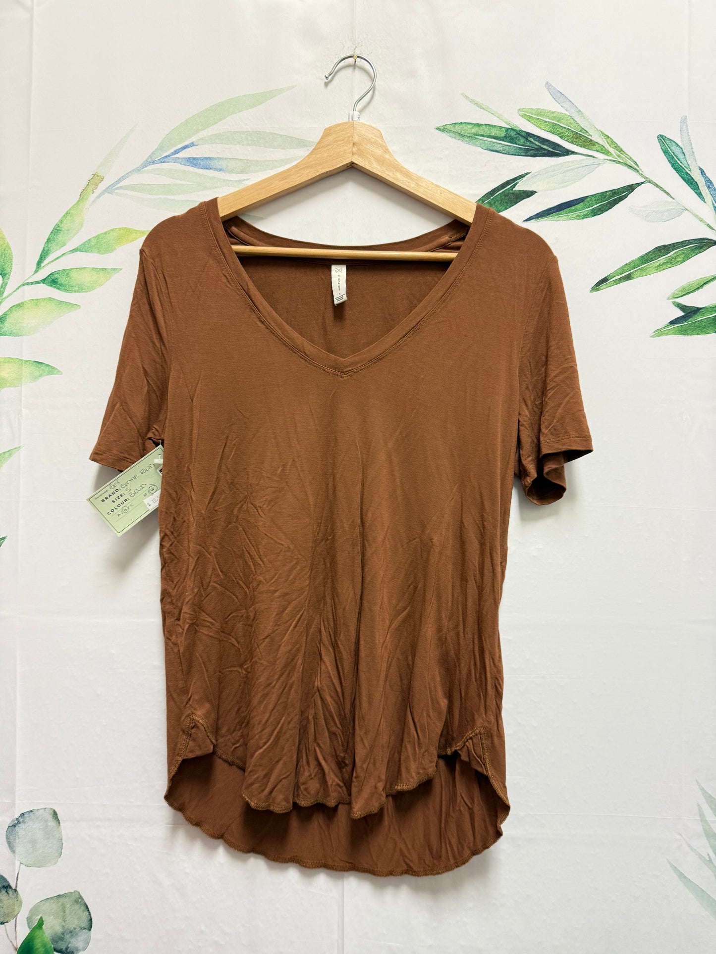 Gentle Fawn Jamie V Neck Tee (S)