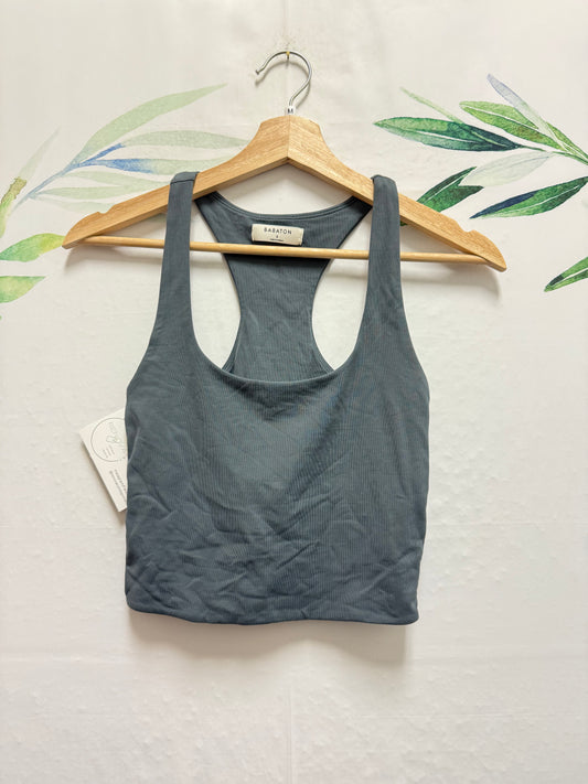 Aritzia Babaton Contour Scoopneck Racerback Crop Tank (S)