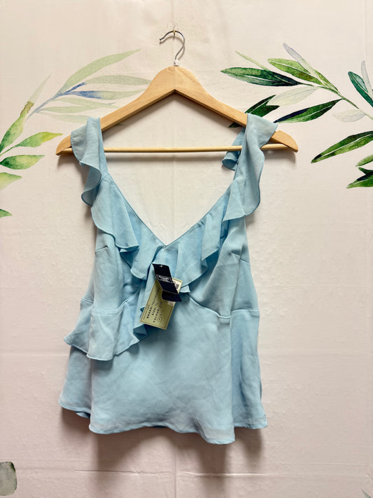 Abercrombie Ruffled Tank (L)