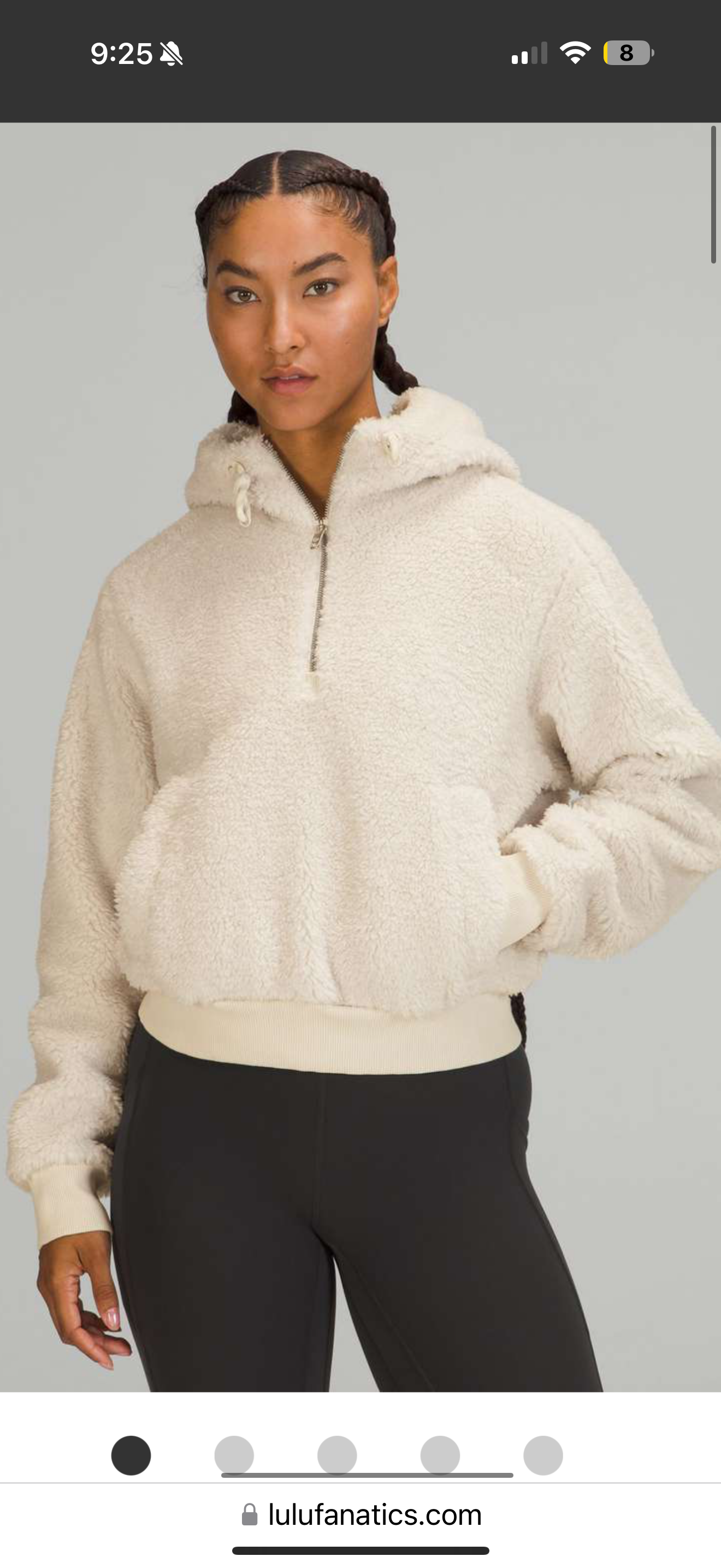 Lululemon Textured Fleece 1/2 Zip (8)