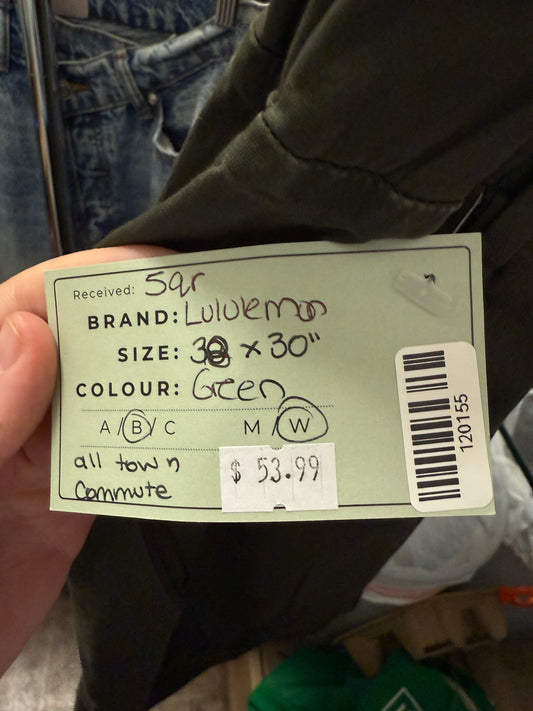 Lululemon All Town Commute Pant 30” (38)