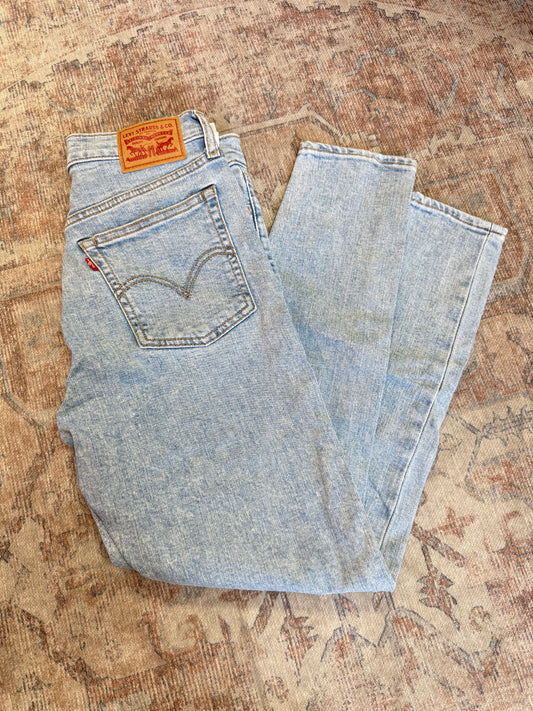 Levi Wedgie Skinny HR Jeans (26x27)