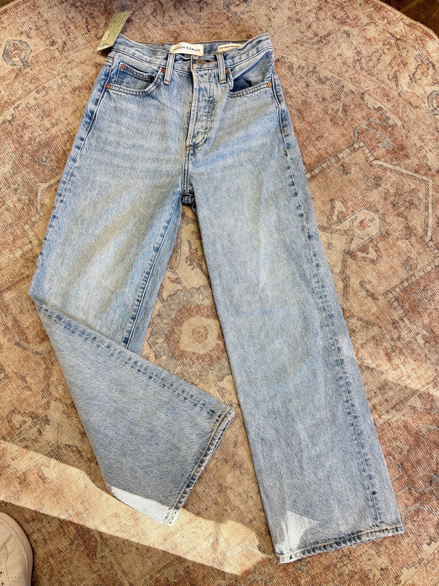 Denim Forum Farrah Wide Leg HR Jeans (24x28)