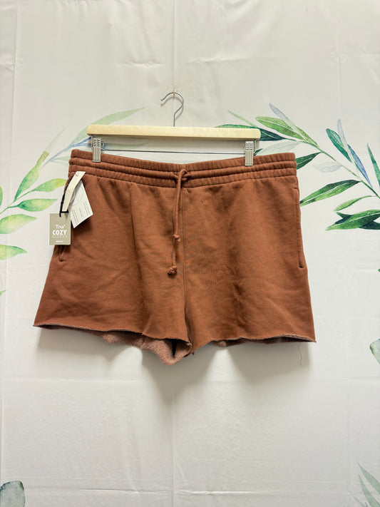Aritzia TNA Cozy Boyfriend HR Short 3” (XL)