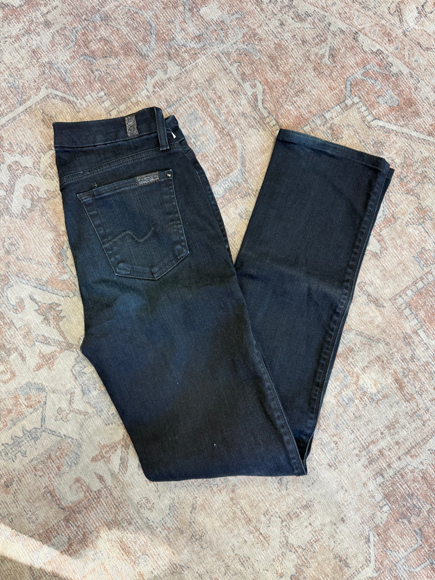 7 for all Mankind Karah Straight MR Jeans (26x30)