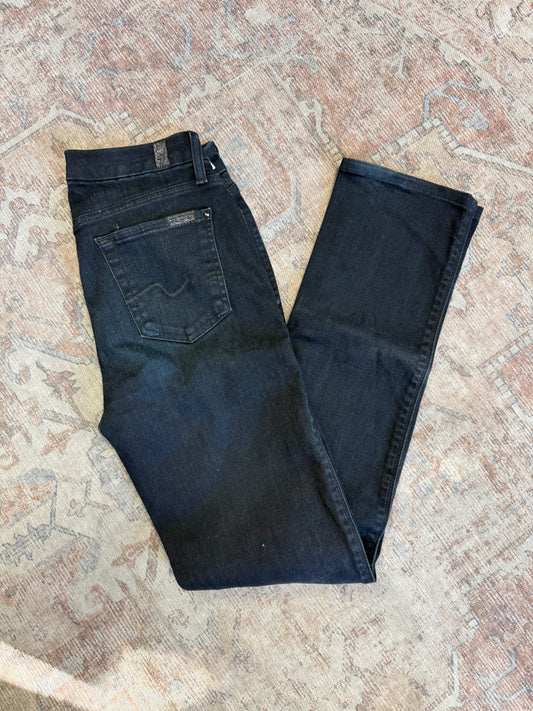 7 for all Mankind Karah Straight MR Jeans (26x30)