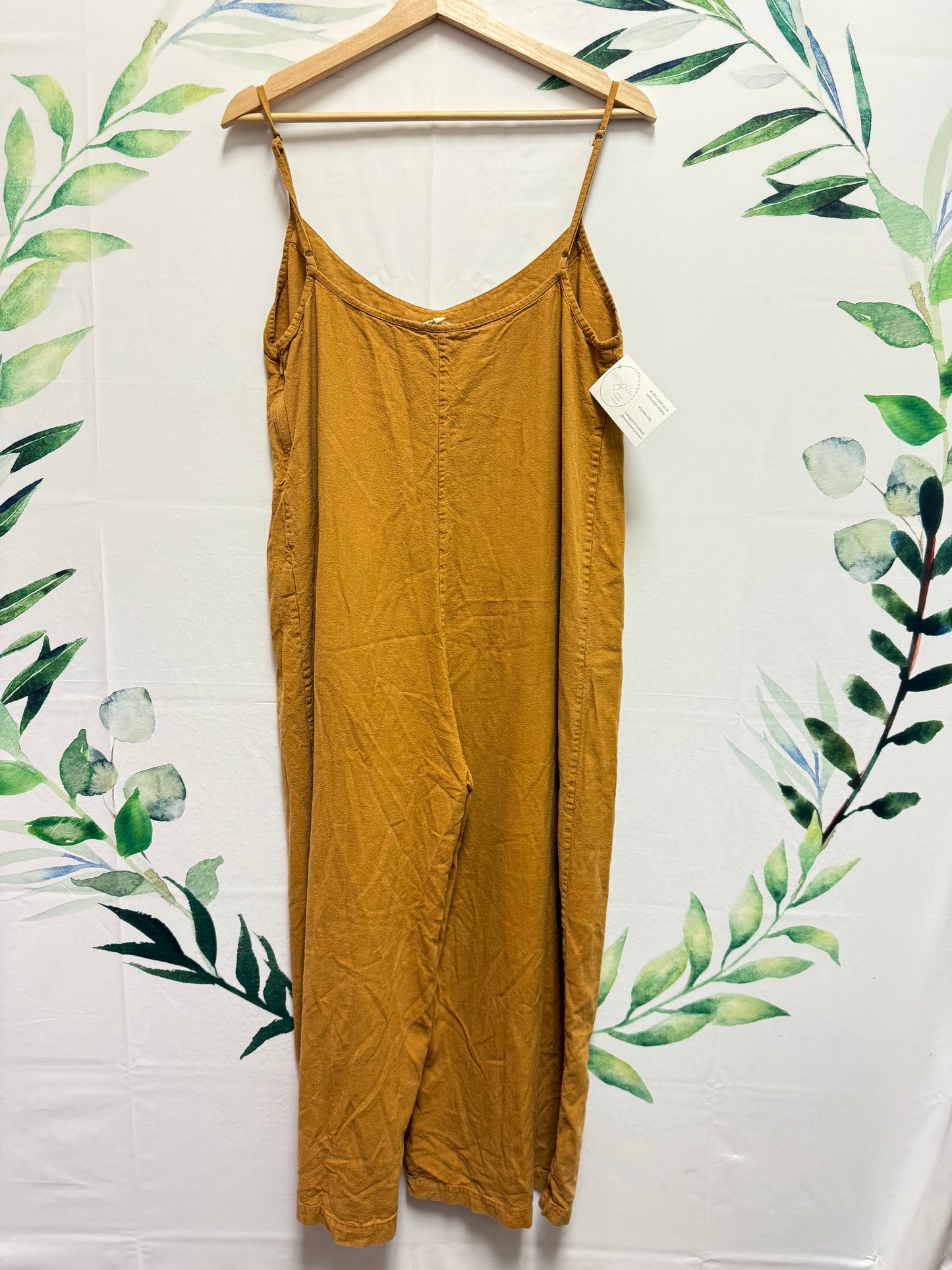 Ali Golden Wide Leg Patch Pocket Jumper (S)