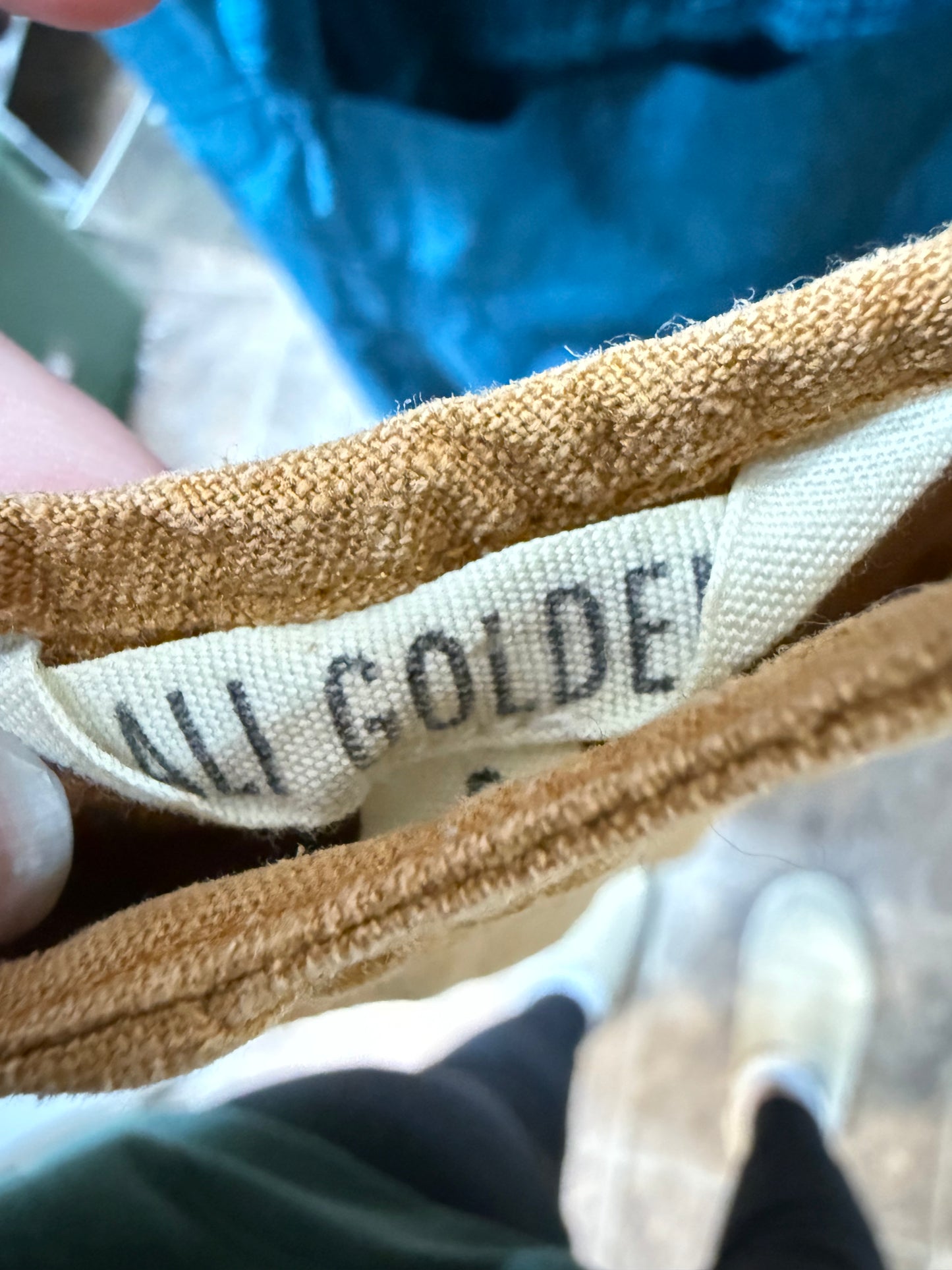 Ali Golden Wide Leg Patch Pocket Jumper (S)