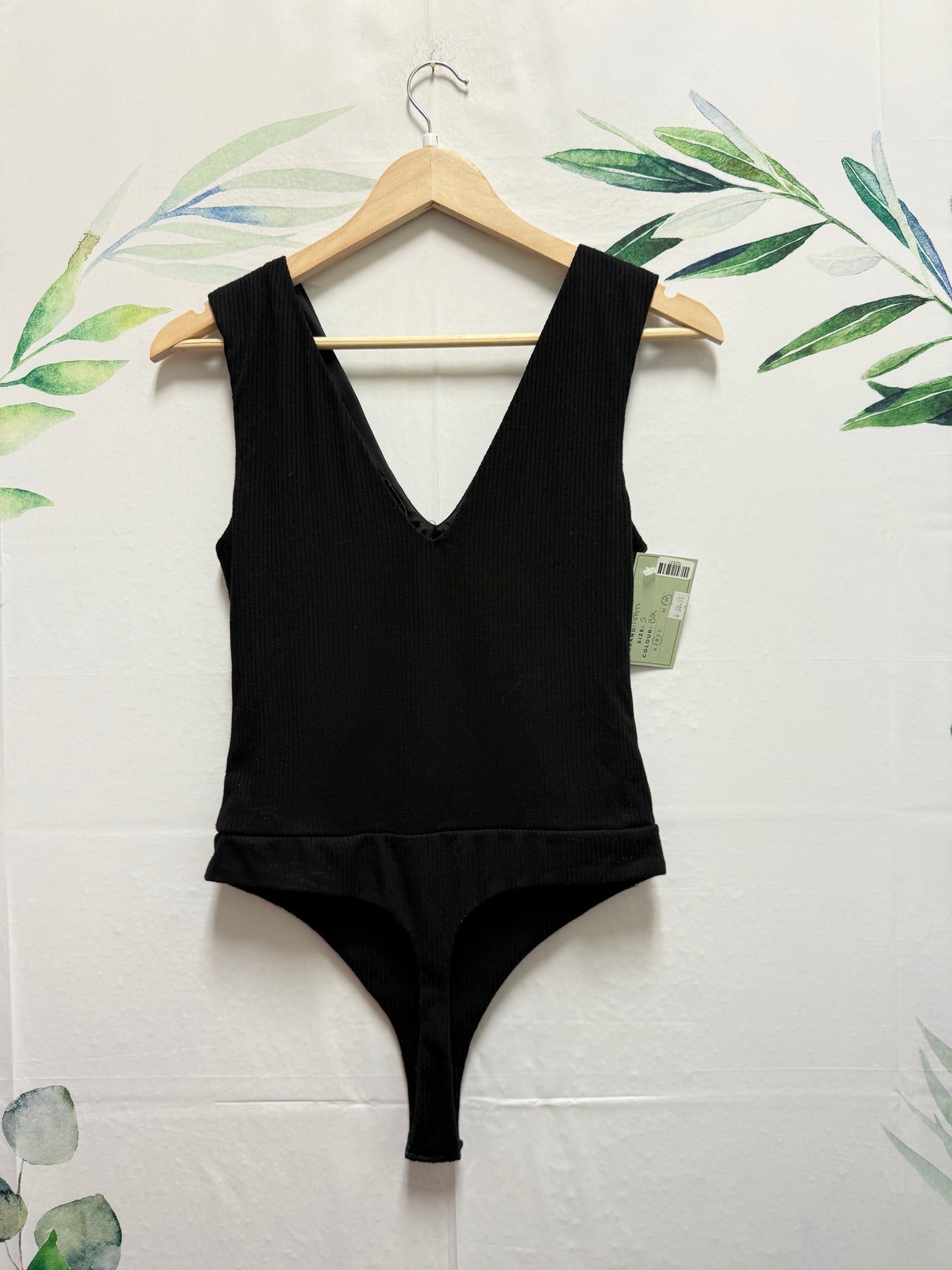 AFRM V Neck Bodysuit (S)