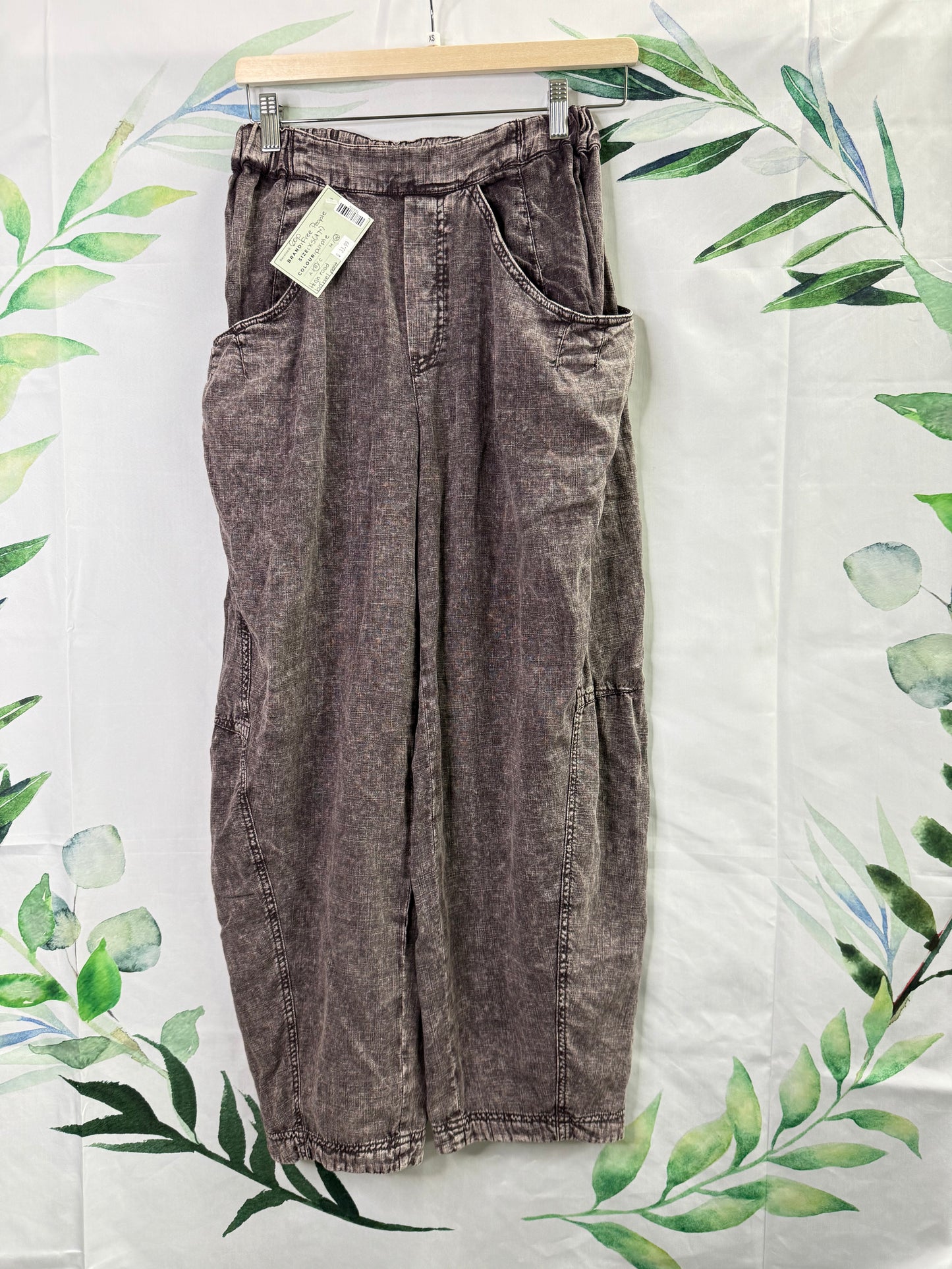 Free People High Road Barrel MR Pant 27” (XS)