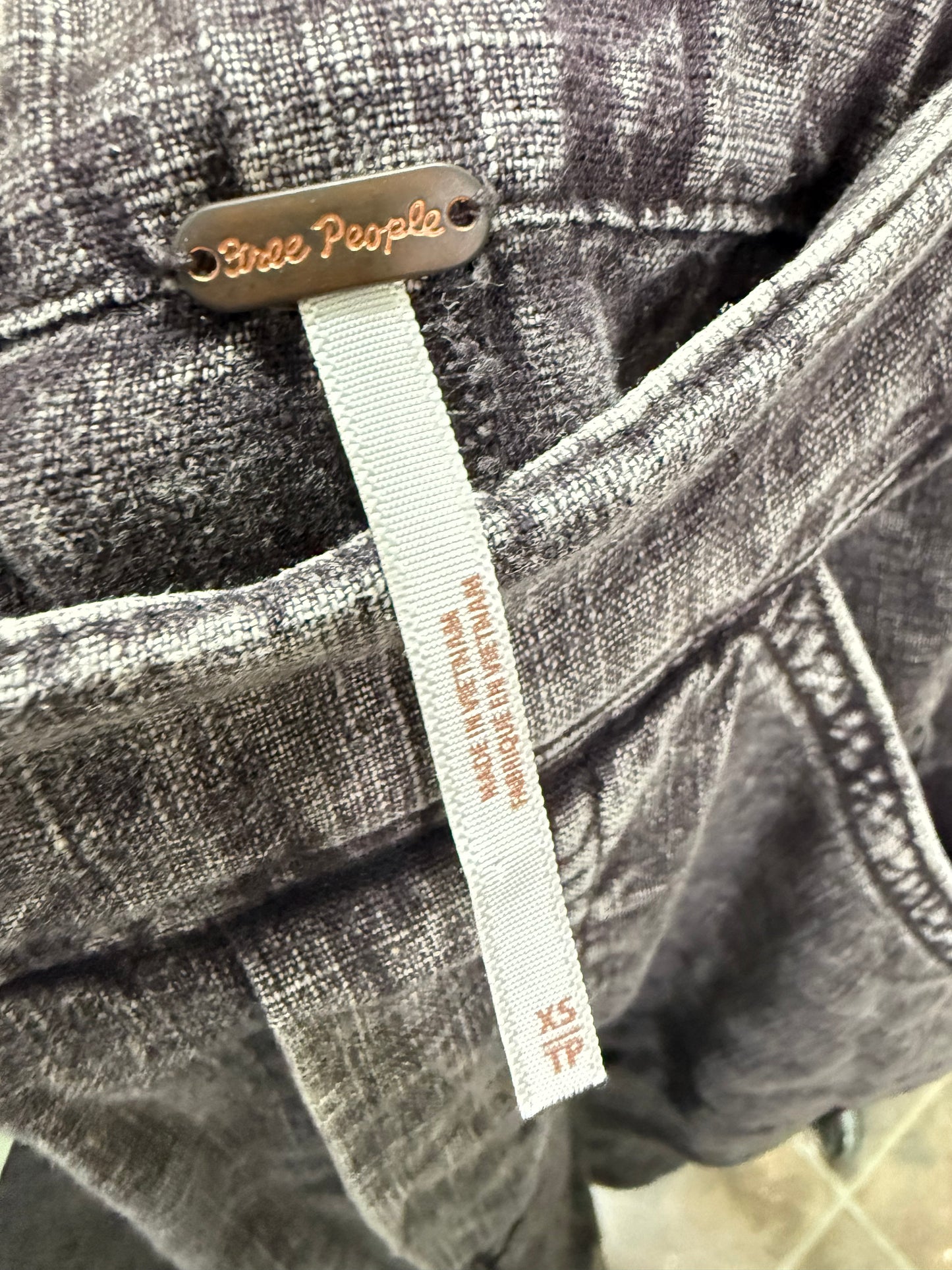 Free People High Road Barrel MR Pant 27” (XS)