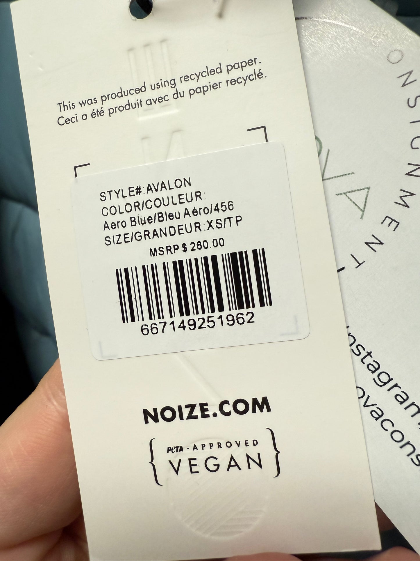 Noize Avalon Puffer Jacket (XS)