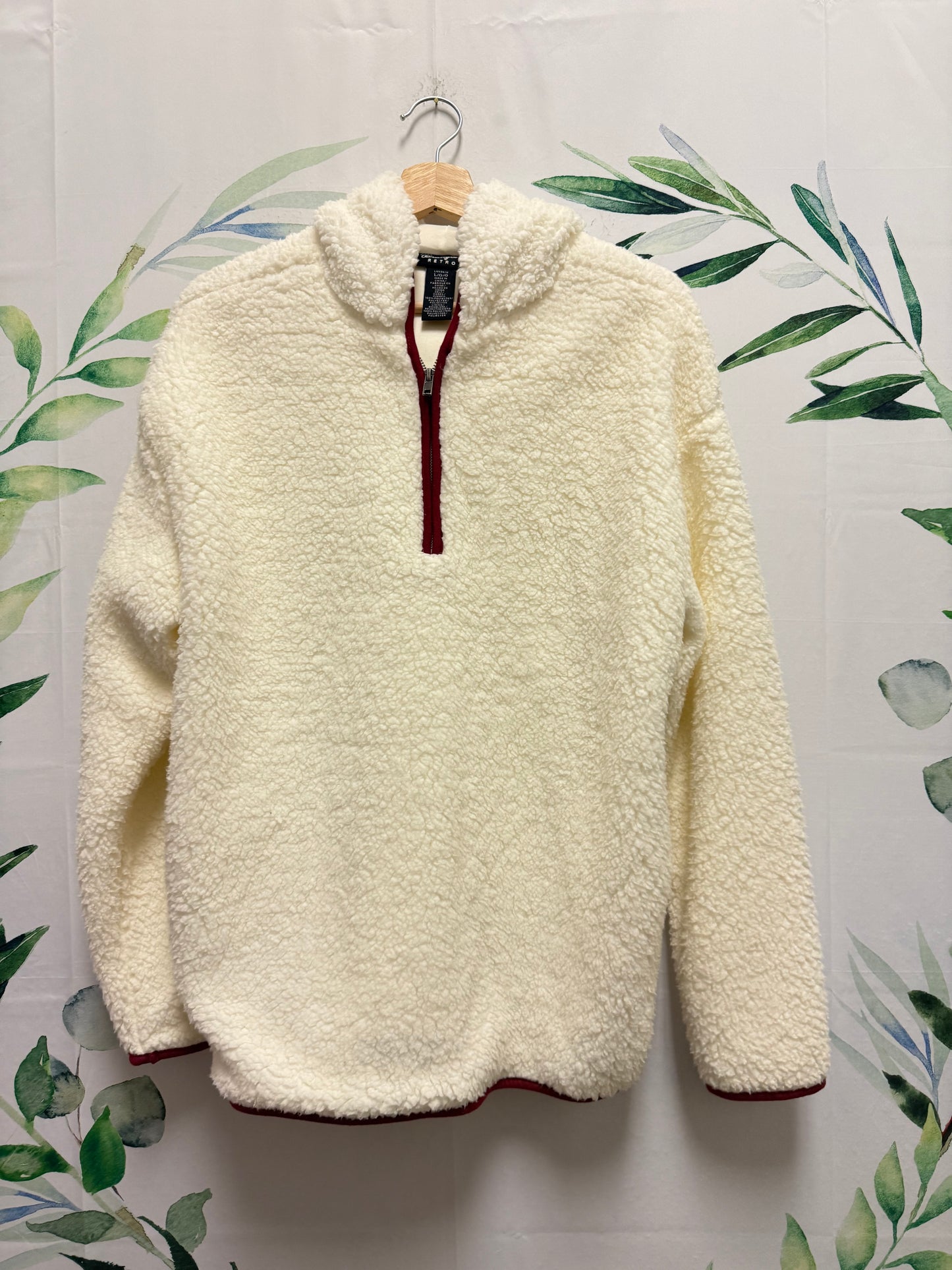 Wrangler Half Zip Sherpa Pullover (L)