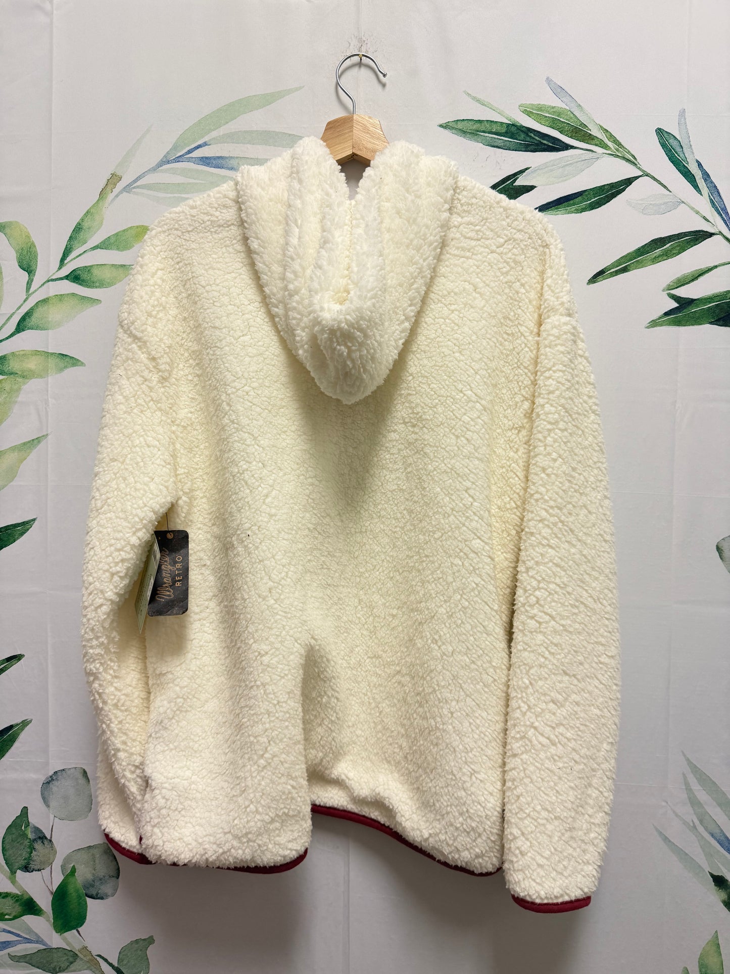 Wrangler Half Zip Sherpa Pullover (L)