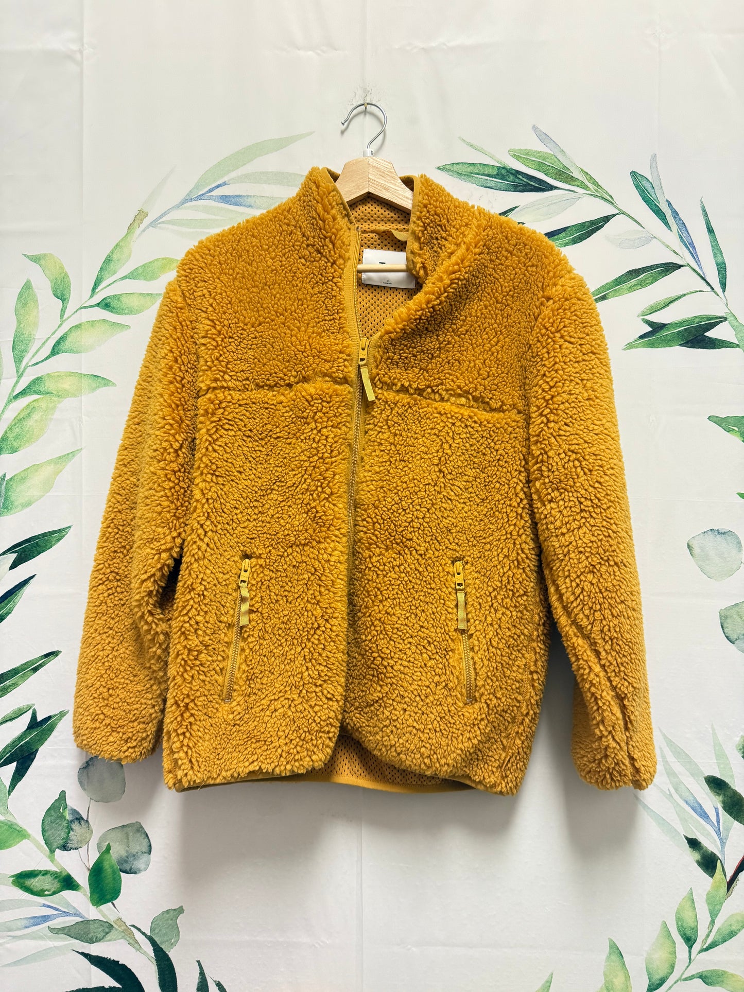 Aritzia TNA Polartec Sherpa Fleece Zip Jacket (S)