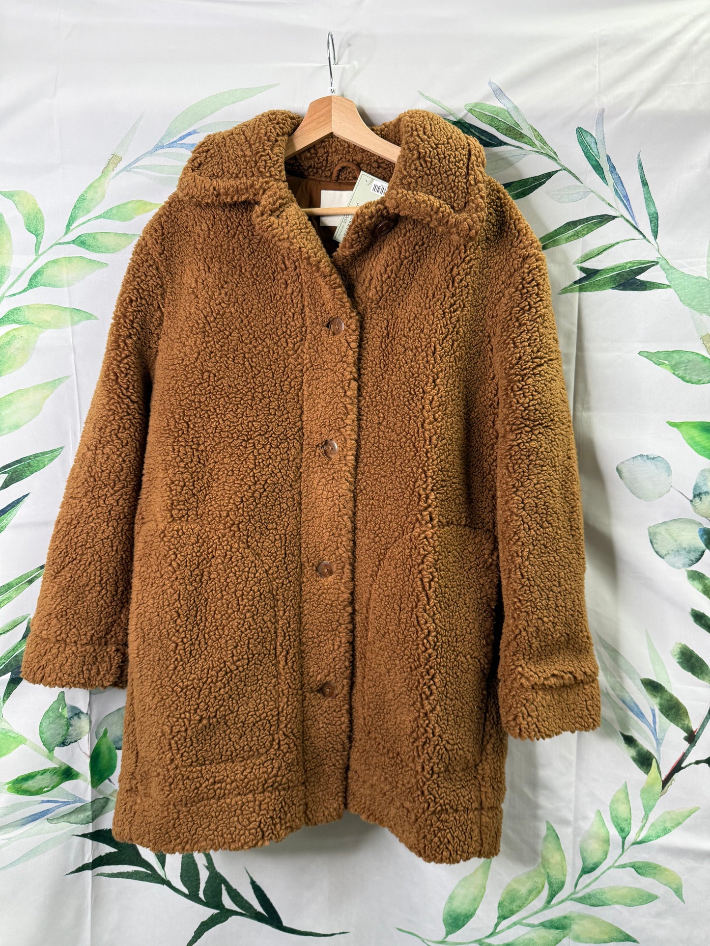 Aritzia Wilfred Teddy Cocoon Jacket (M)