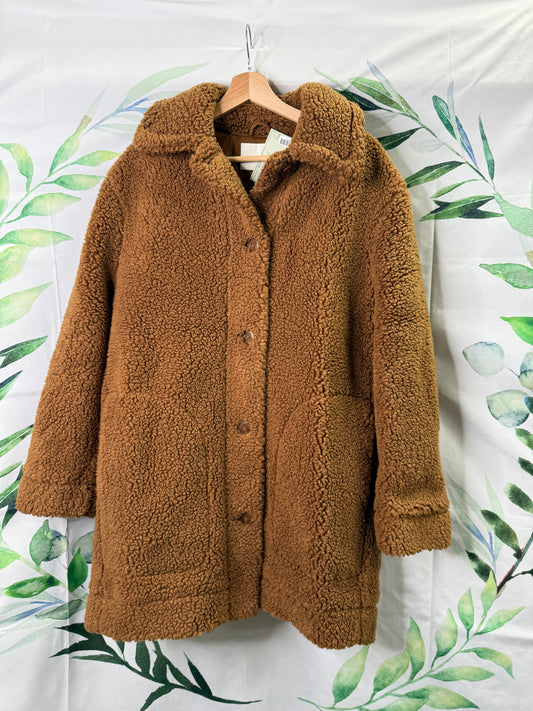 Aritzia Wilfred Teddy Cocoon Jacket (M)