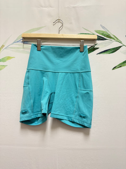 Gymshark Legacy Ruched Tight HR Short 5” (XS)