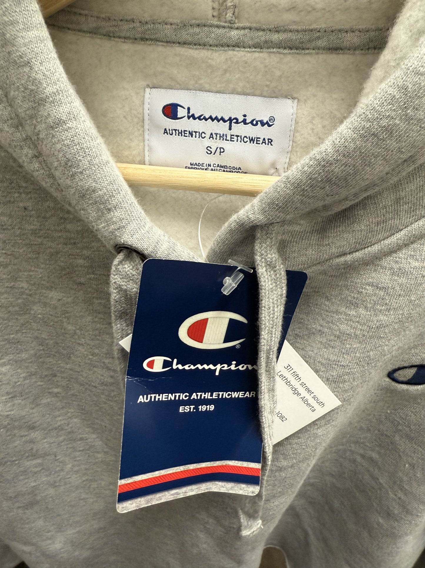 Champion Cropped Hoodie (S)