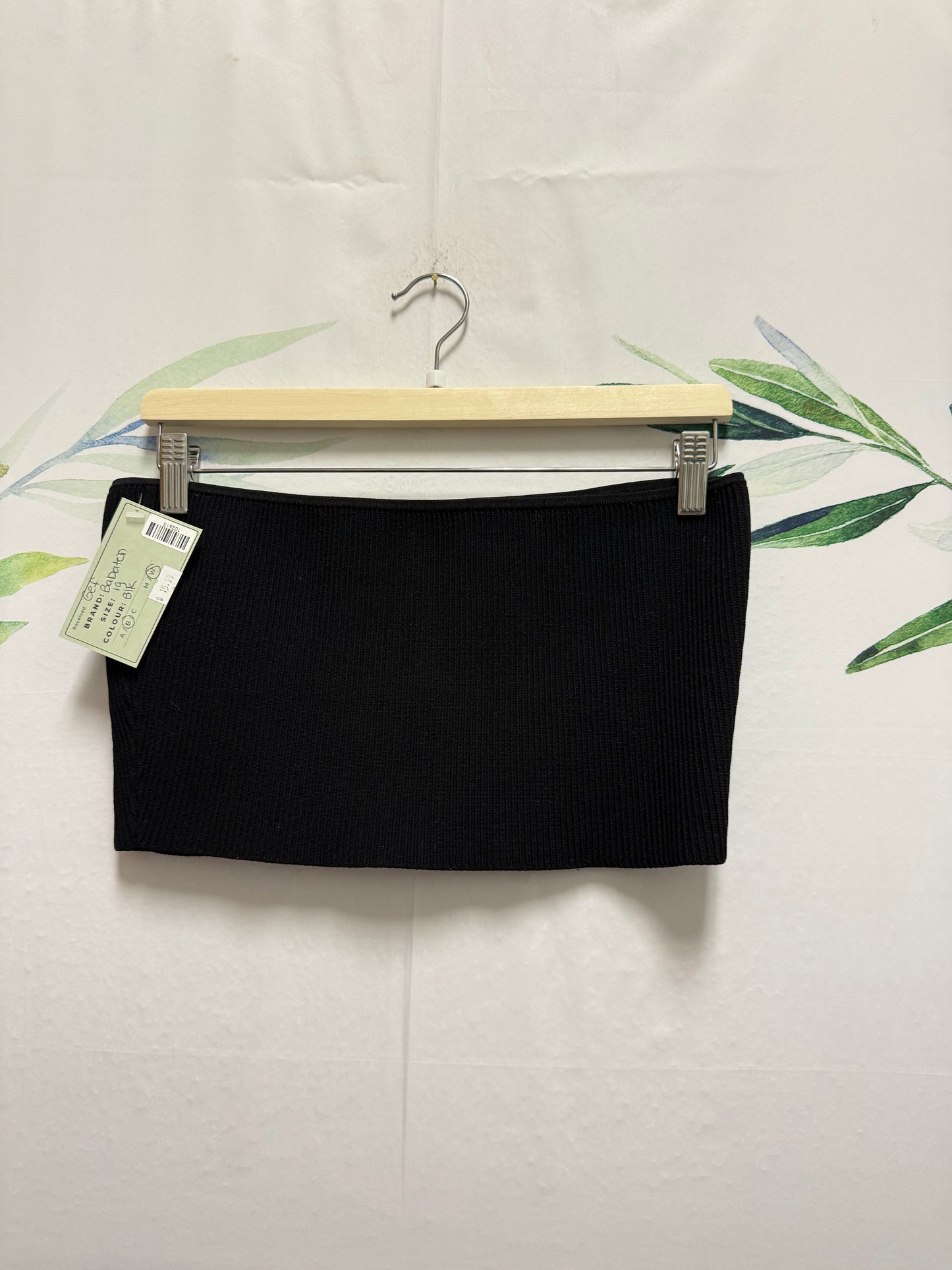 Aritzia Babaton Sculpt Knit Cropped Tube Top (L)
