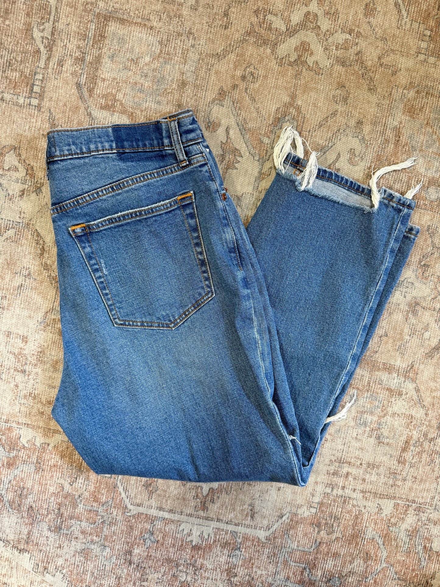 Abercrombie Ankle Straight Ultra HR Jeans (32x26)