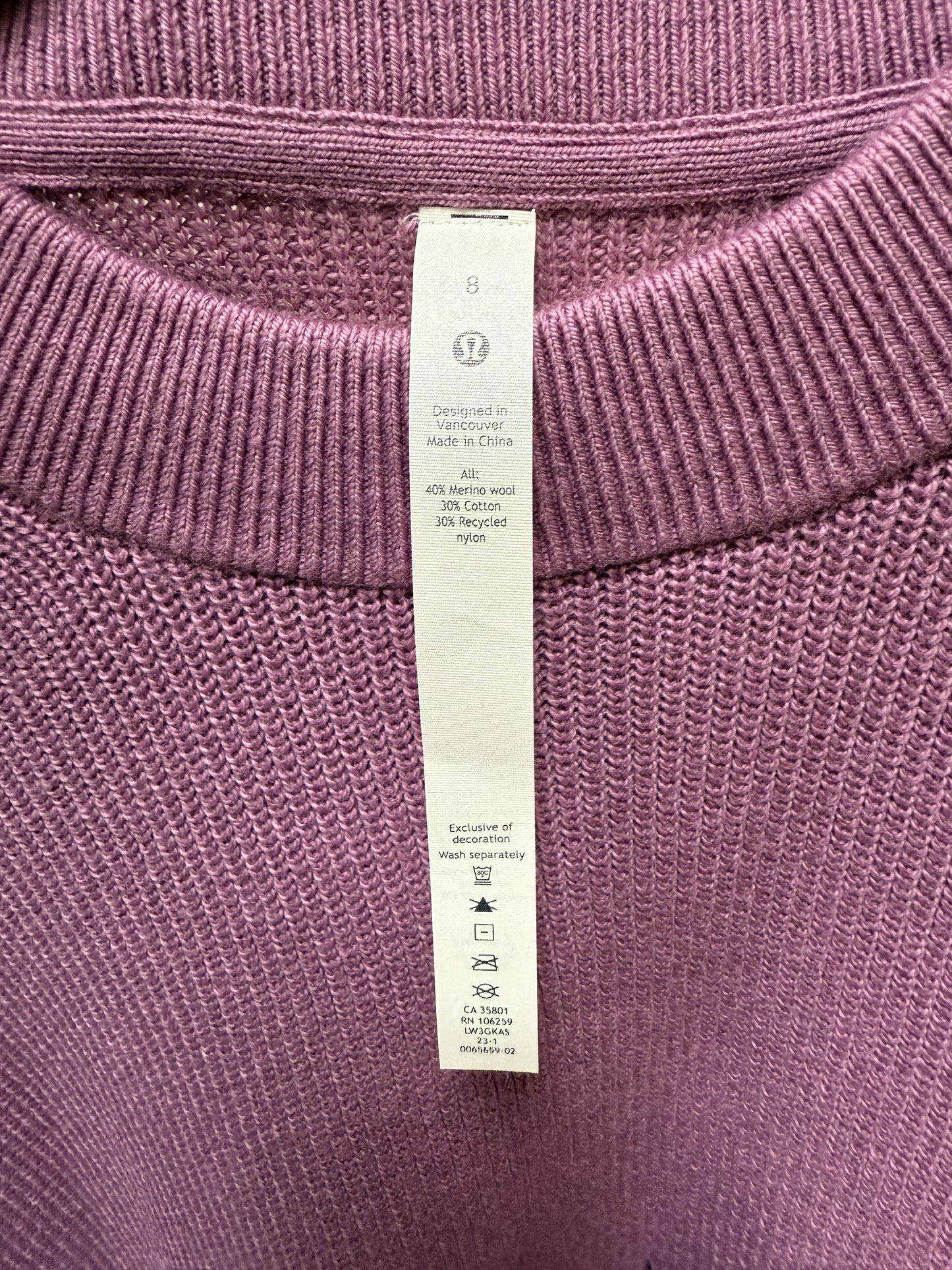 Lululemon Merino Ribbed Crewneck Sweater (8)