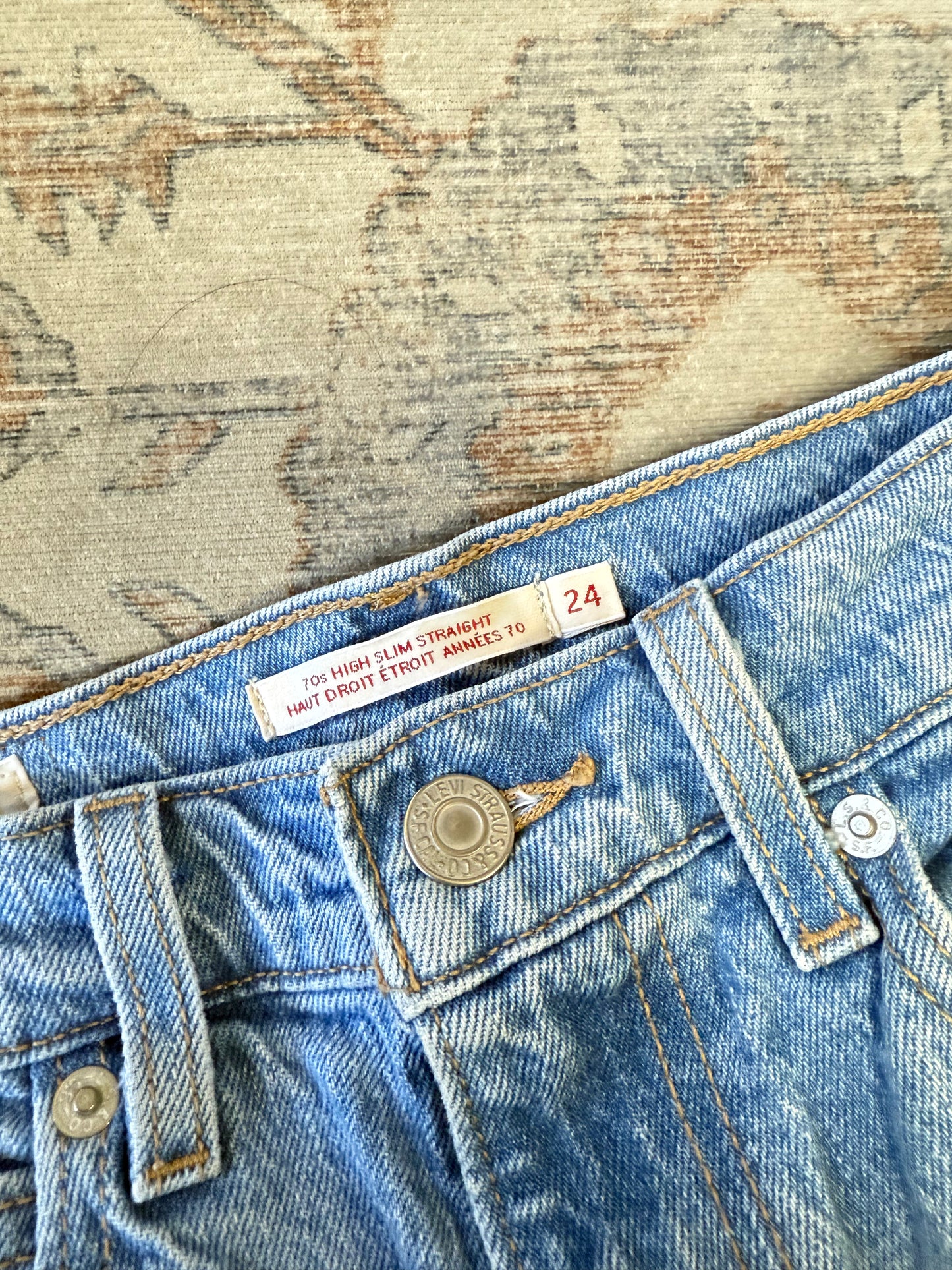 Levi’s ‘70s Slim Straight HR Jeans (24x31)