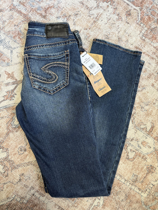 Silver Mini Bootcut Jeans (24x33)