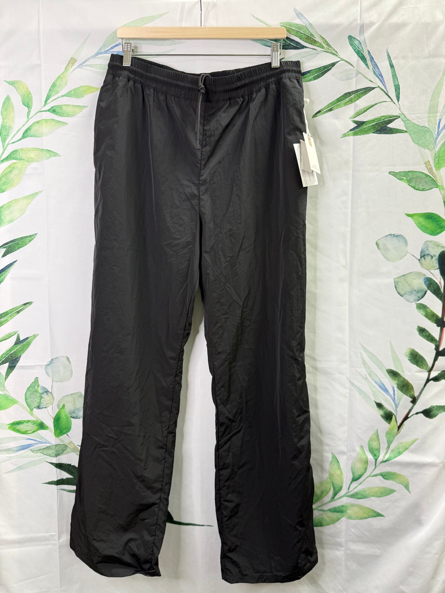Good American Wide Leg Track Pant (XL)